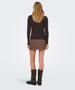Dames longsleeve bruin