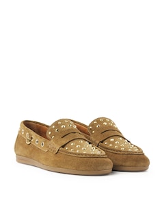 June Macy dames loafers beige