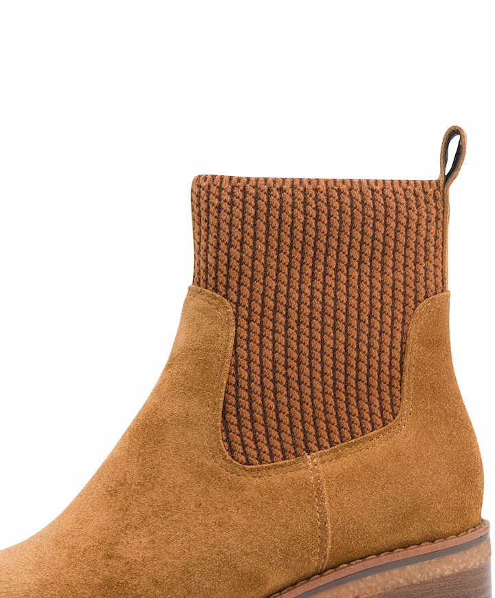 Women enkellaarzen bruin