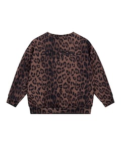 Meisjes sweater bruin