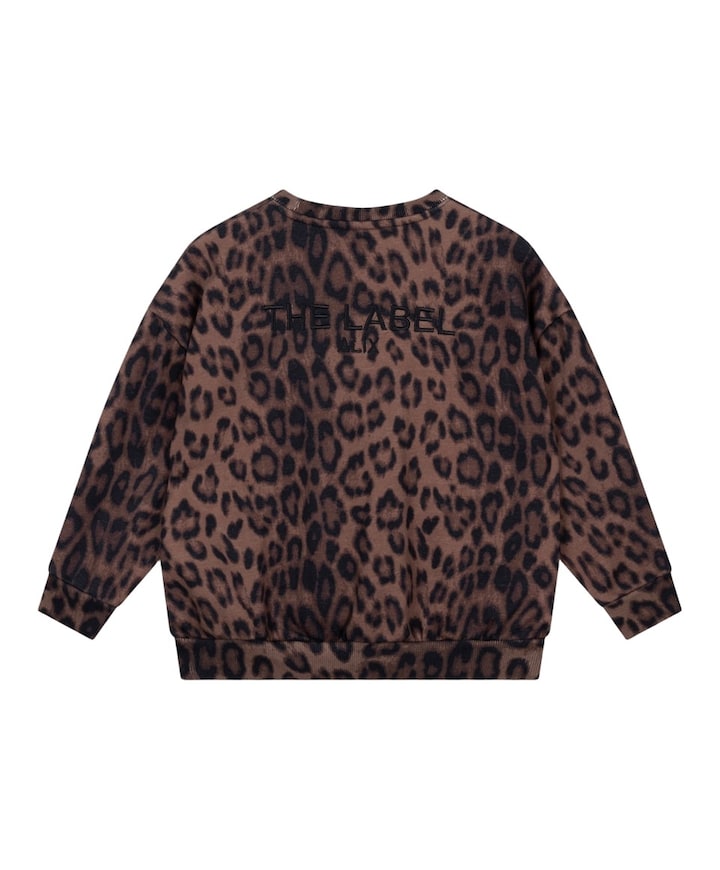 Meisjes sweater bruin