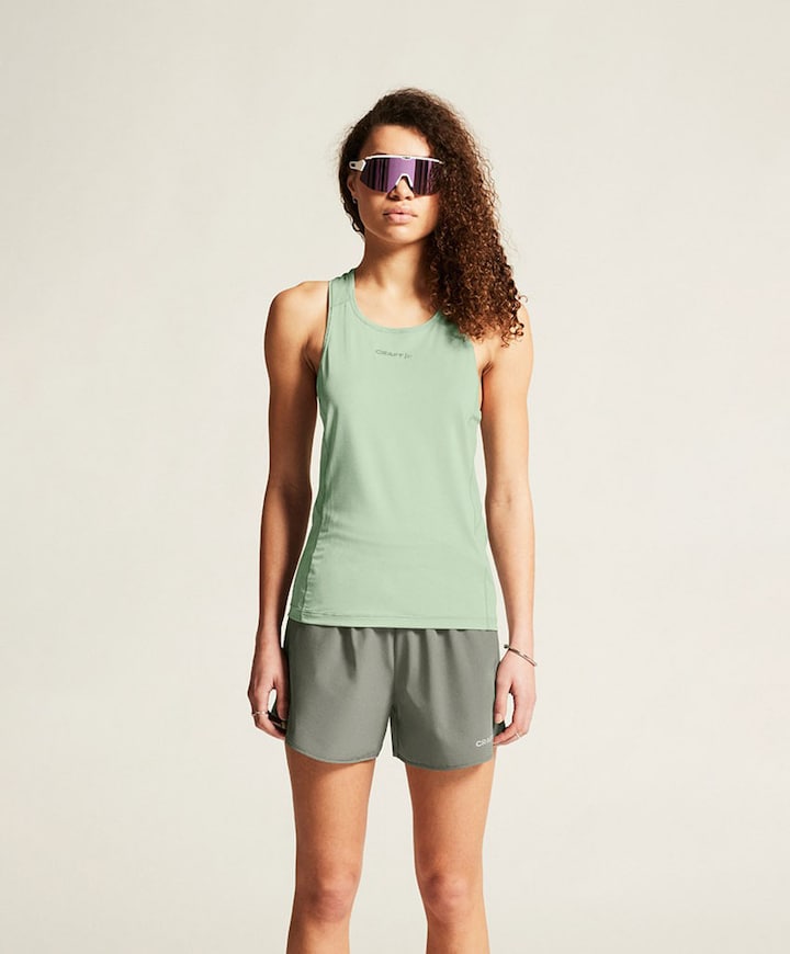 Dames singlet groen