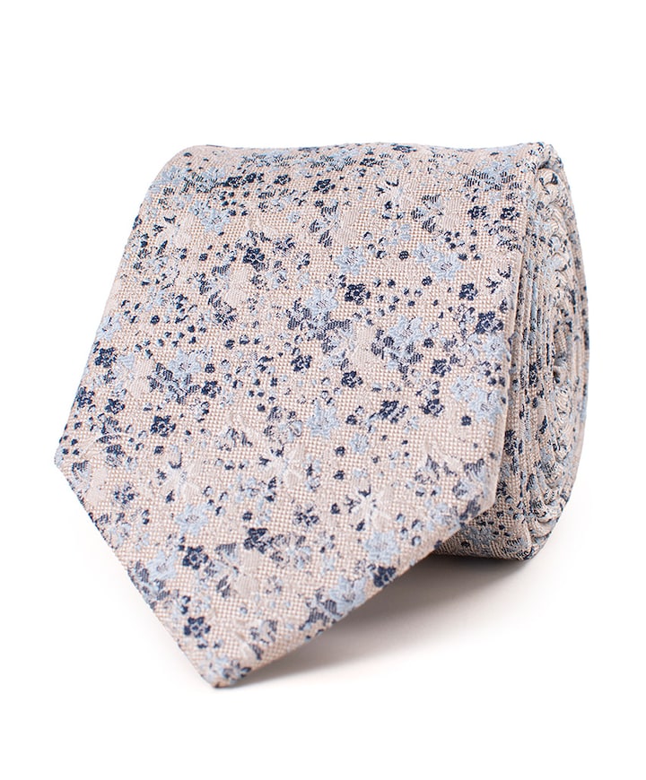 Heren stropdas blauw