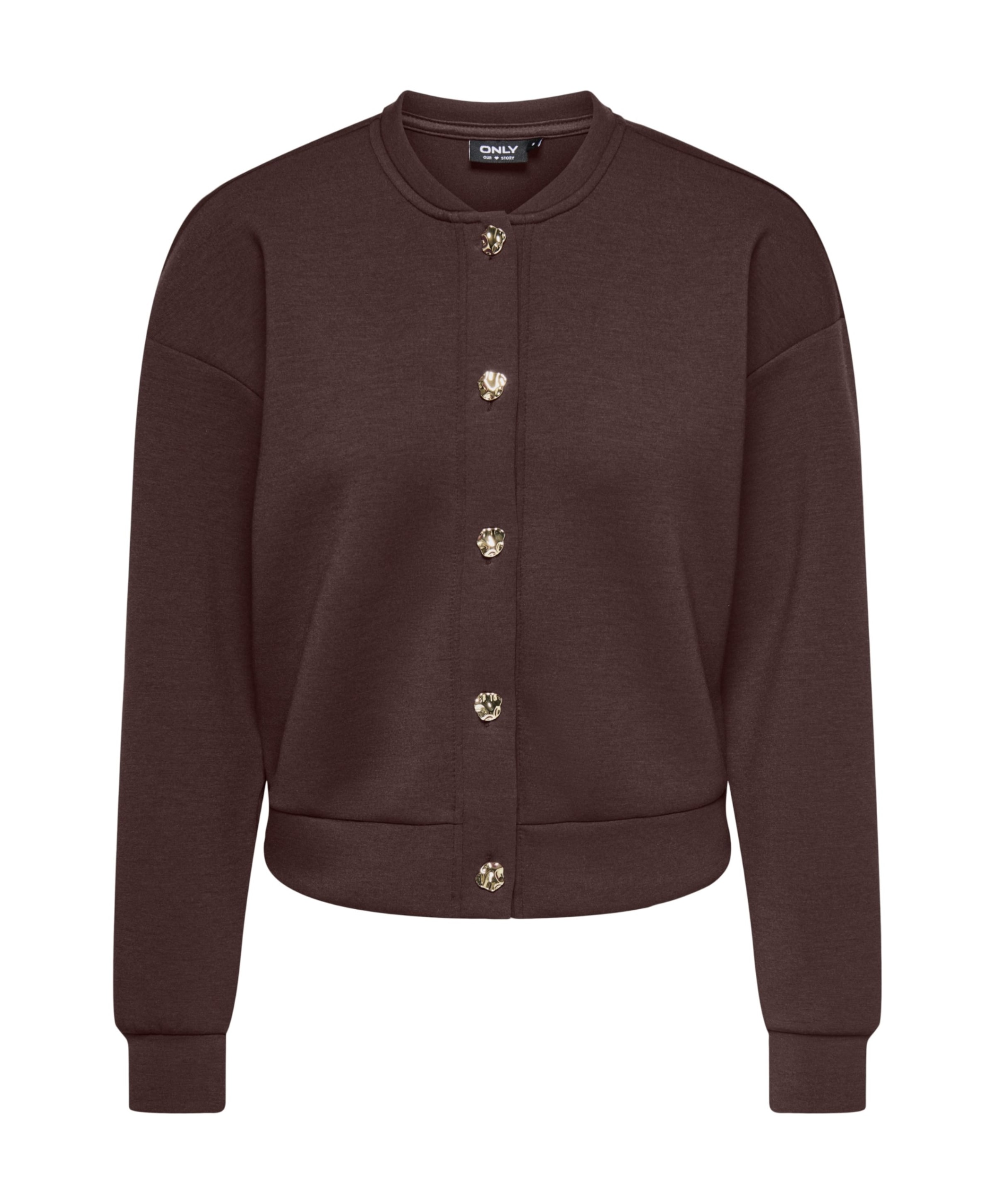 Dames vest bruin