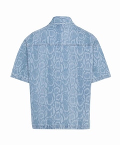 Dames blouse blauw
