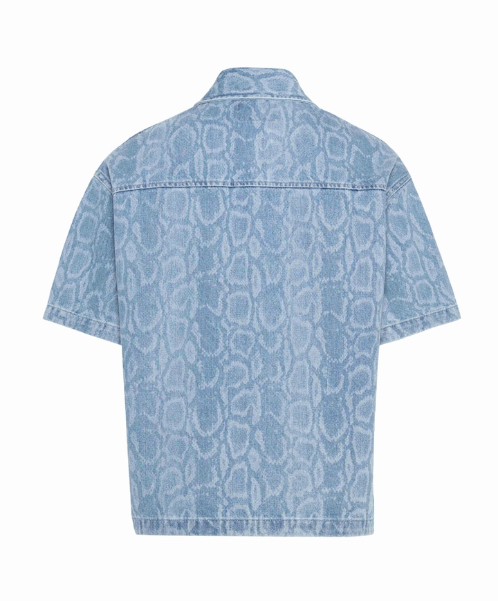 Dames blouse blauw
