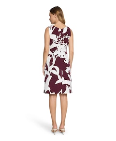Dames jurk bordeaux
