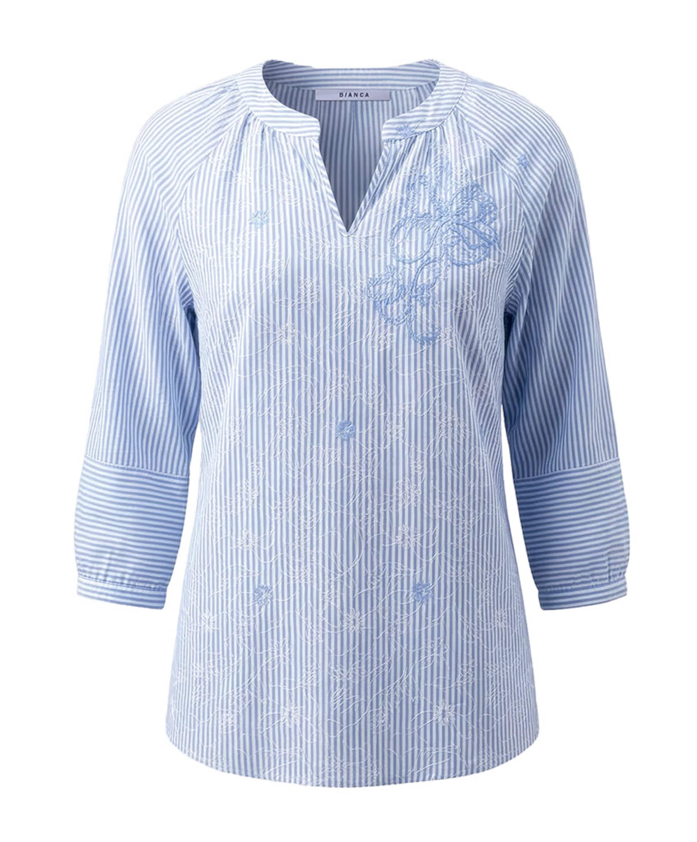 Dames blouse blauw