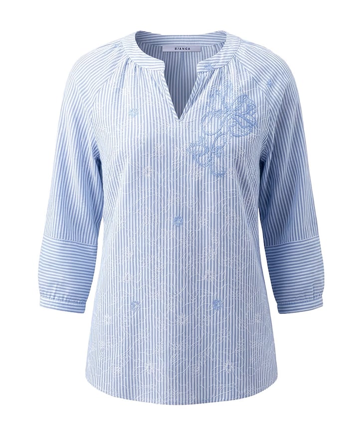 Dames blouse blauw