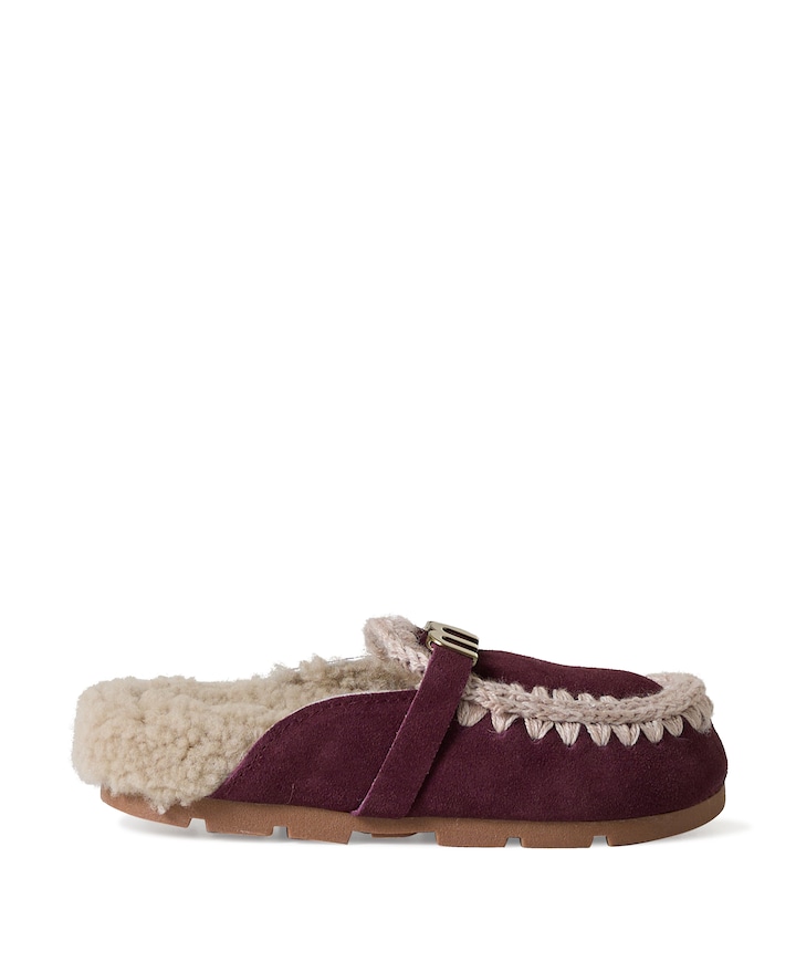 WINTER BIO SLIDE - LOGO dames clogs bordeaux