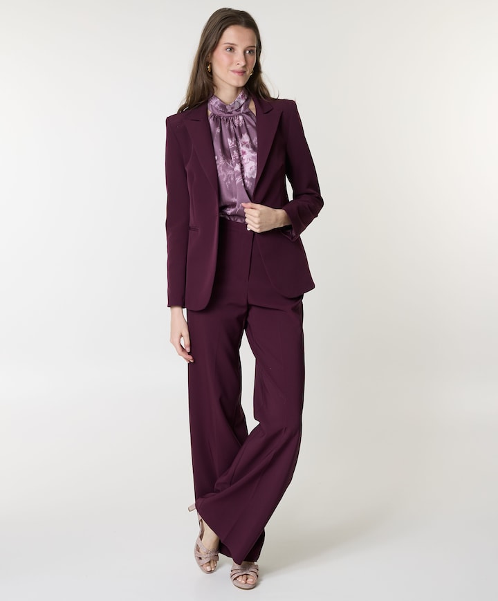 Dames blazer bordeaux