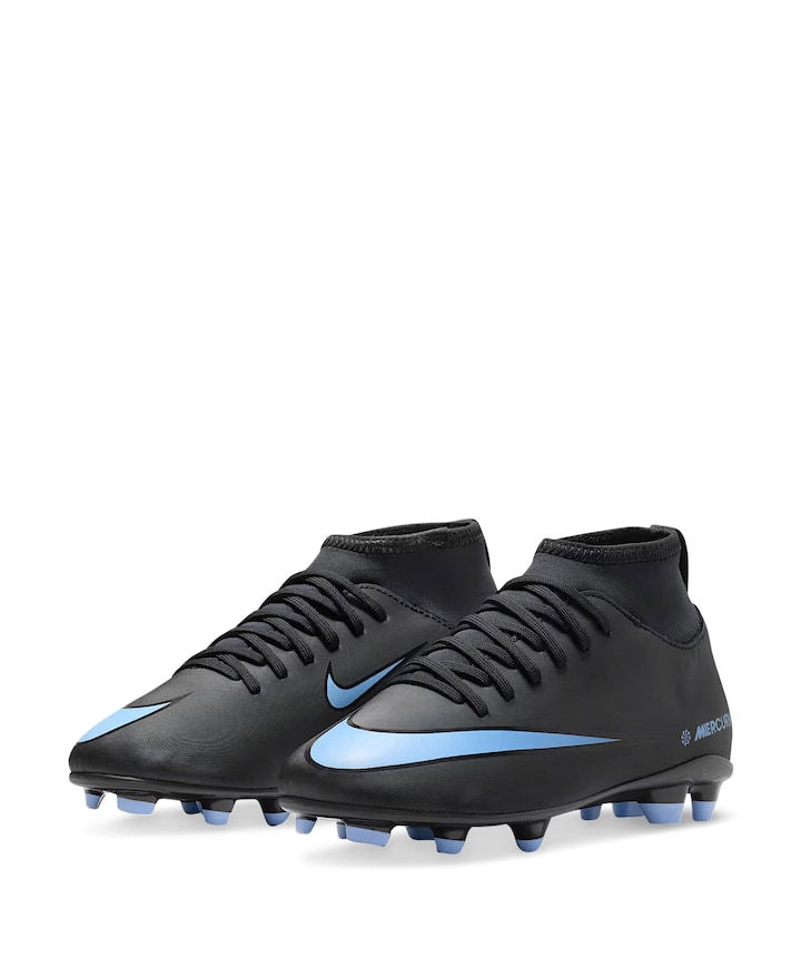Jr Superfly 10 Club Fg/mg jongens voetbalschoenen zwart