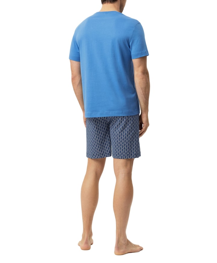 Heren pyjamaset blauw