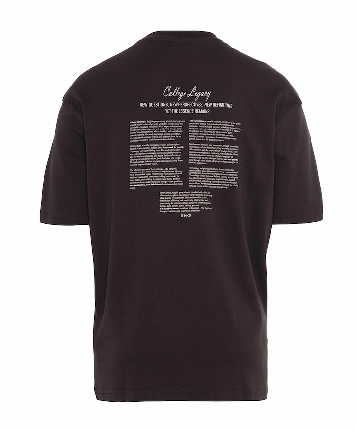 Heren T-shirt bruin