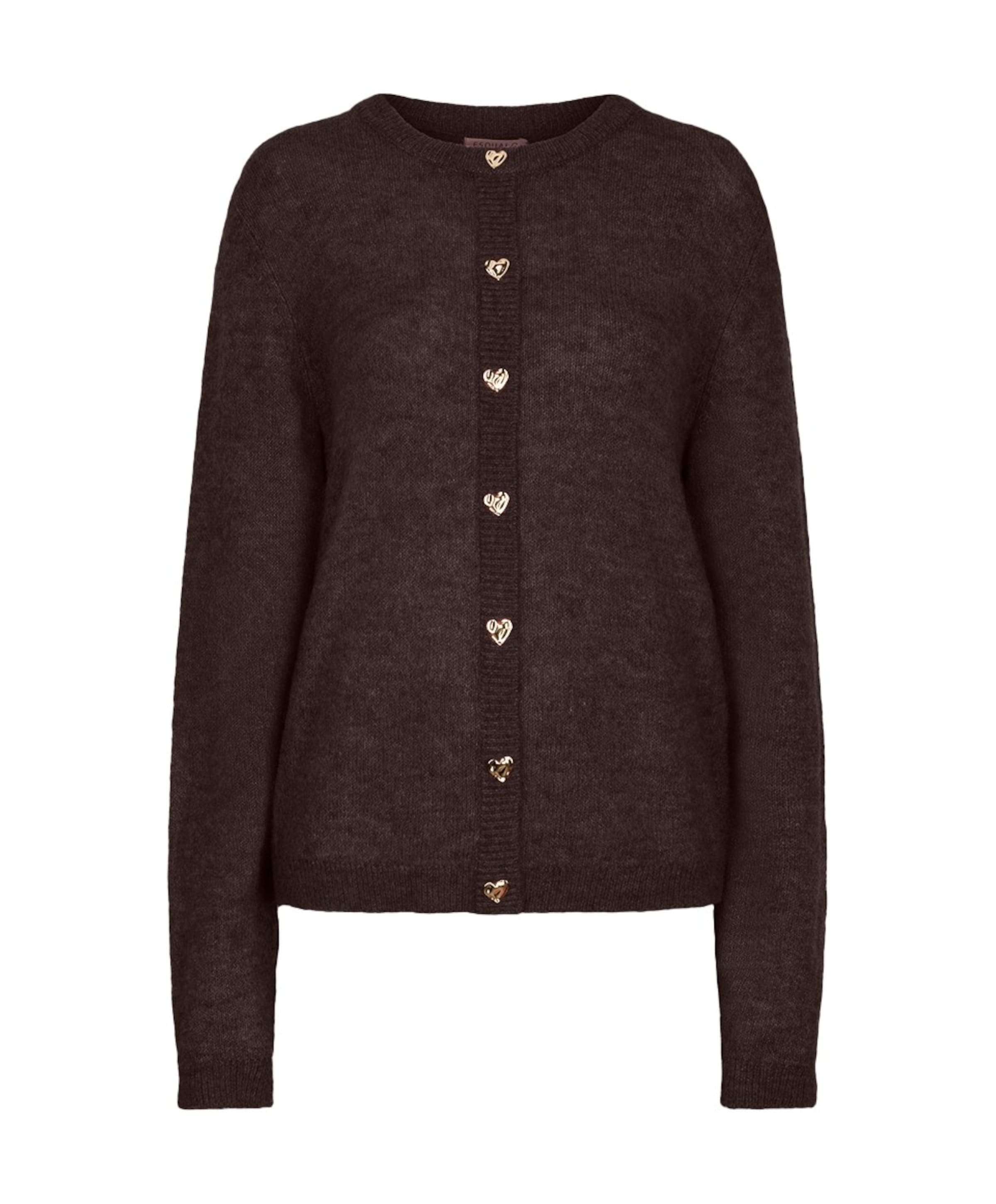 Dames vest bruin