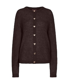 Dames vest bruin