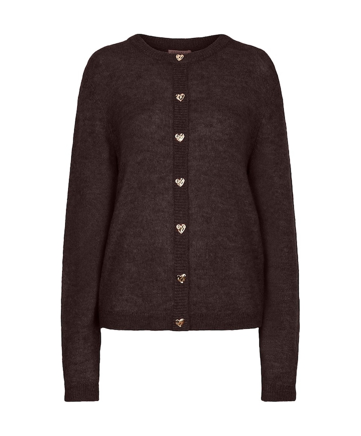 Dames vest bruin