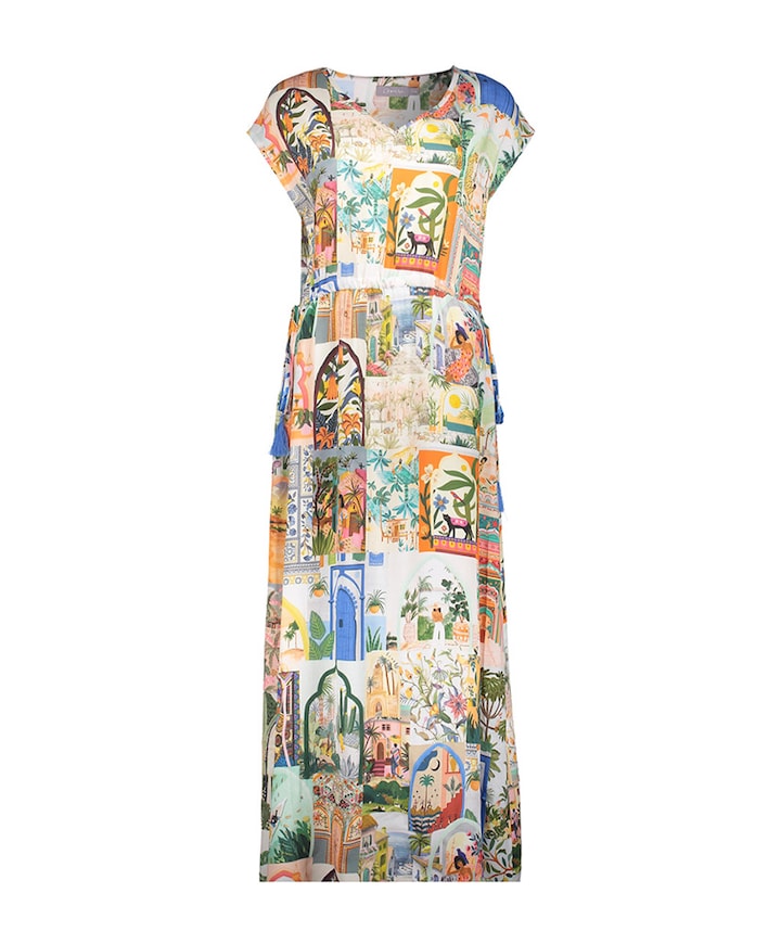 Dames jurk multicolor