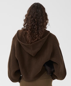 Dames vest bruin