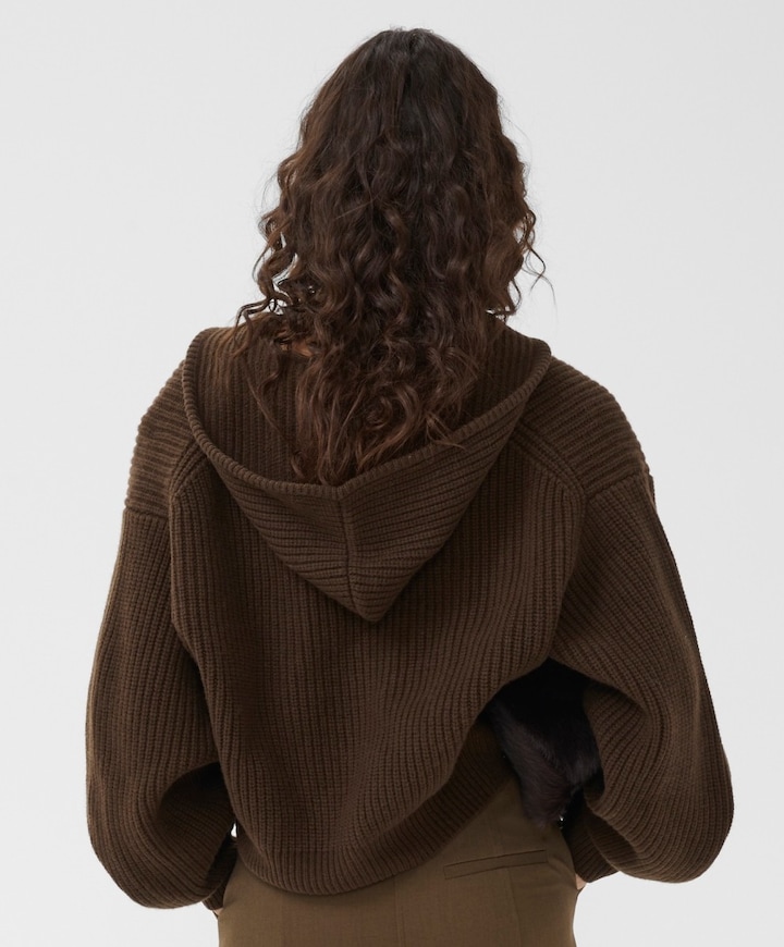 Dames vest bruin