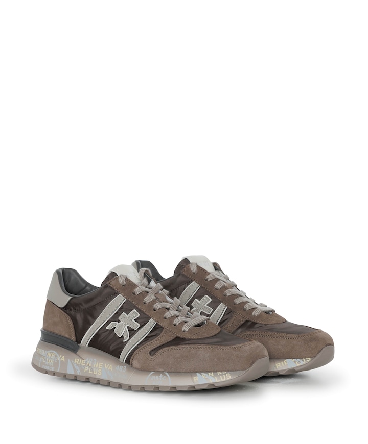 Lander heren sneakers bruin