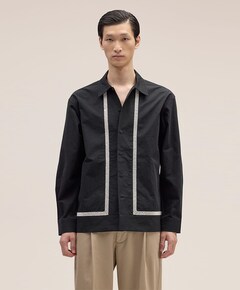 Heren overhemd lange mouw zwart