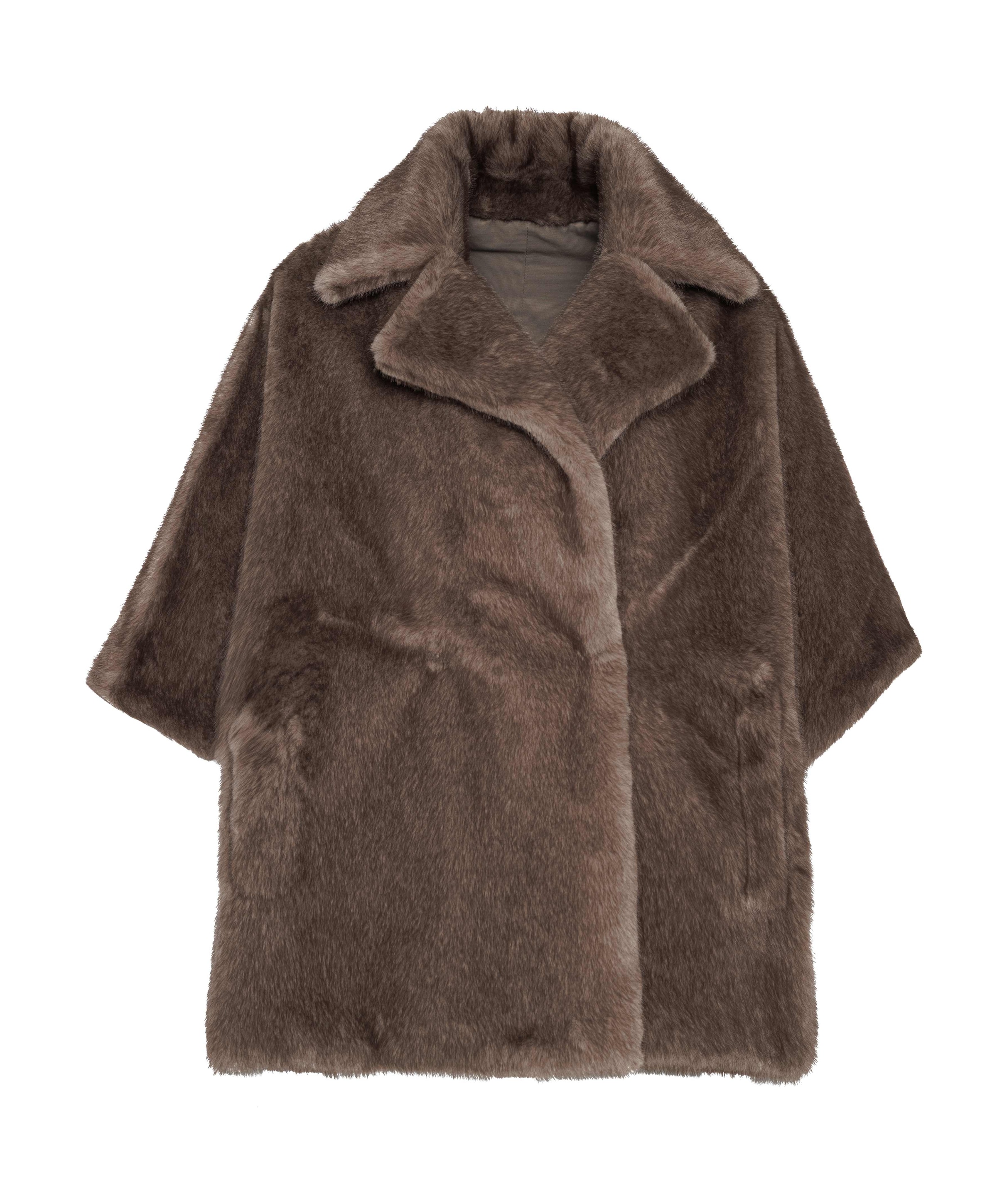 Dames cape bruin