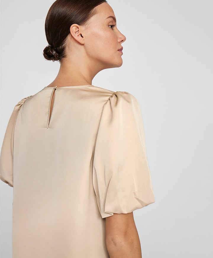 Dames top beige