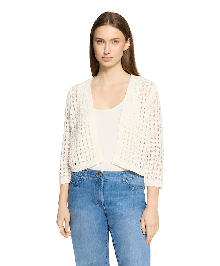 Dames vest ecru