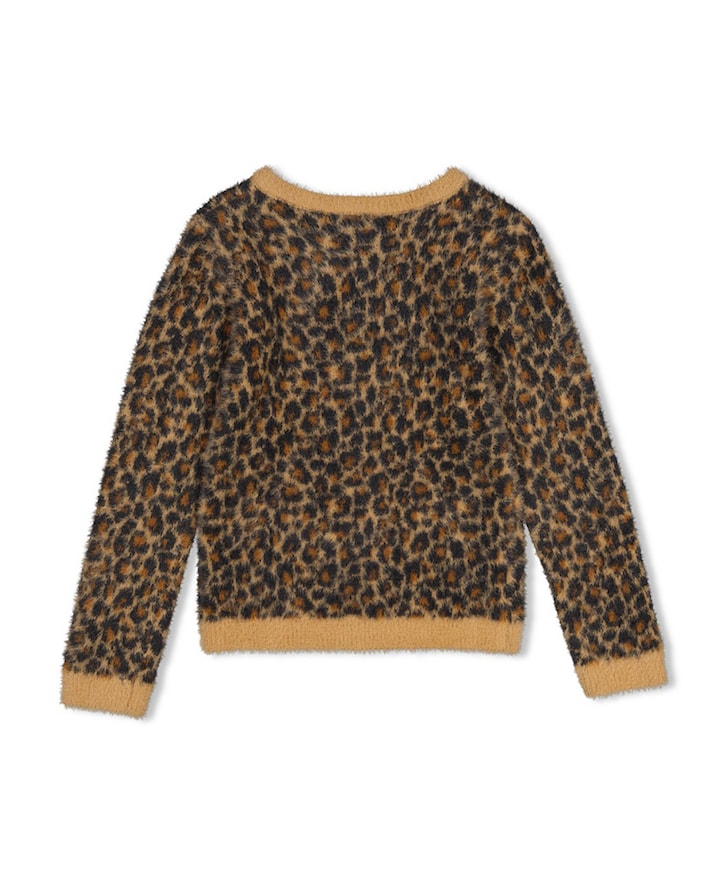 Meisjes vest bruin