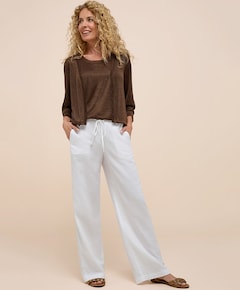 Dames vest bruin