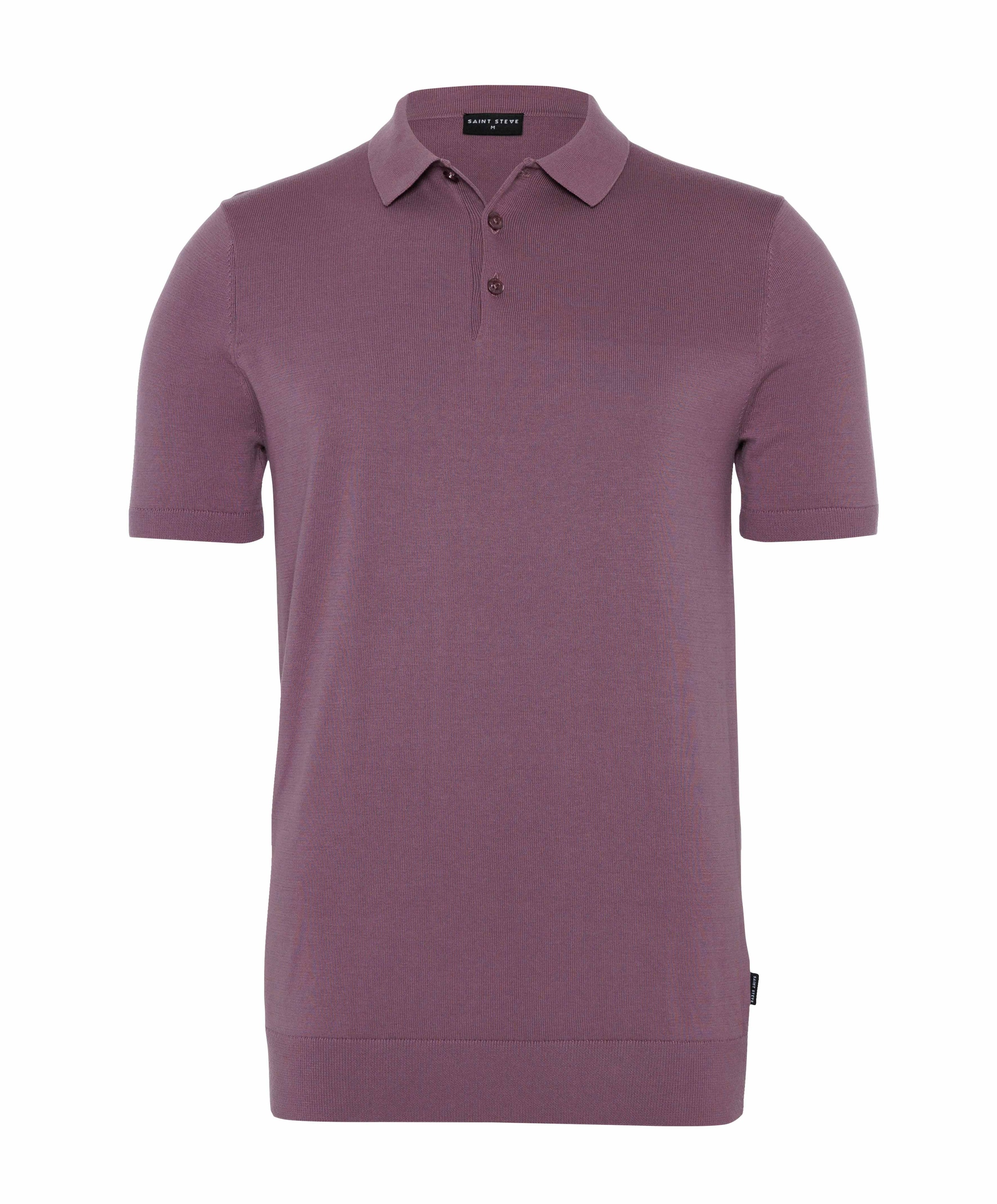 Heren polo paars