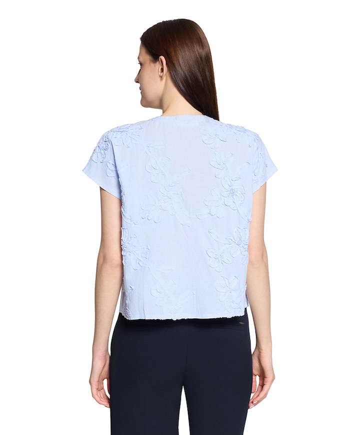 Dames blouse blauw