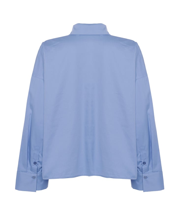 Dames blouse blauw