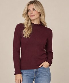 Dames trui bordeaux