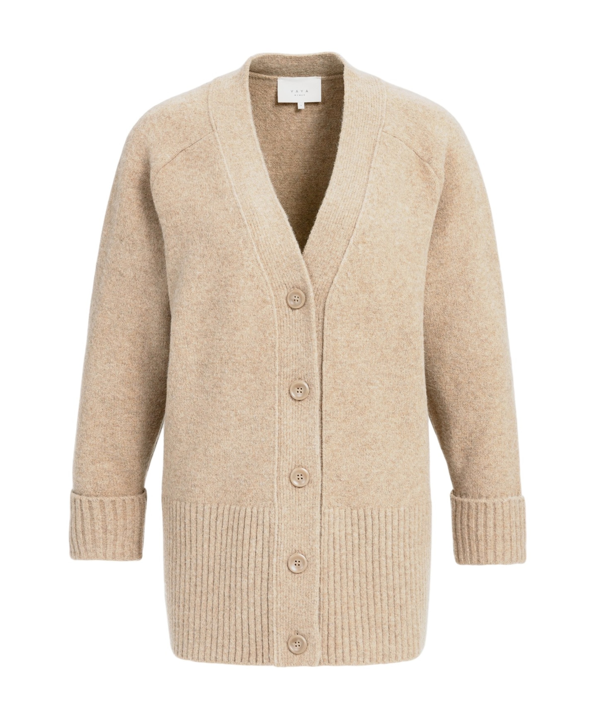 Dames vest beige