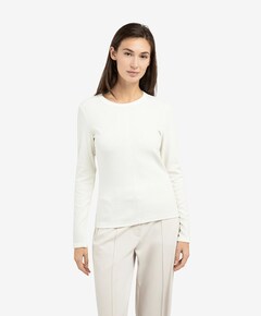 Dames longsleeve ecru