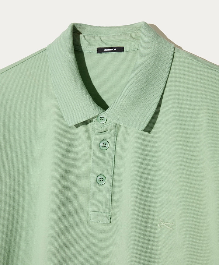 Heren polo groen