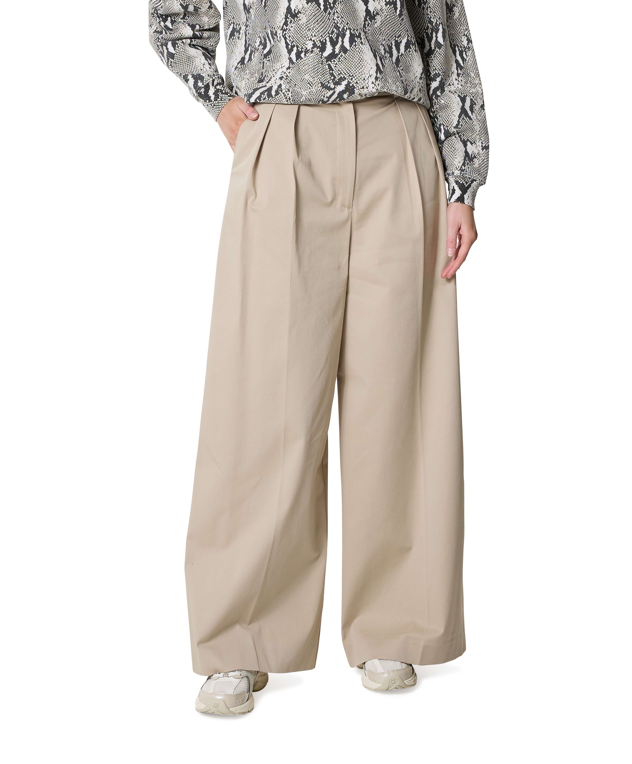 Lou dames broek beige