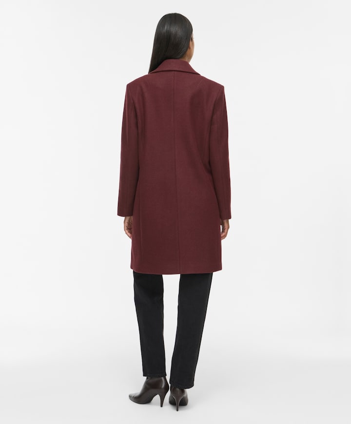 Dames jas bordeaux