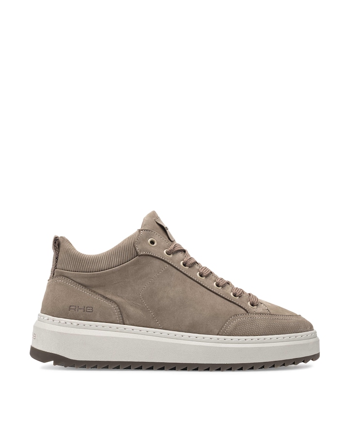 RUSSEL NUB heren sneakers beige