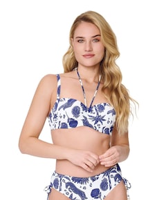 Dames bikinitop blauw