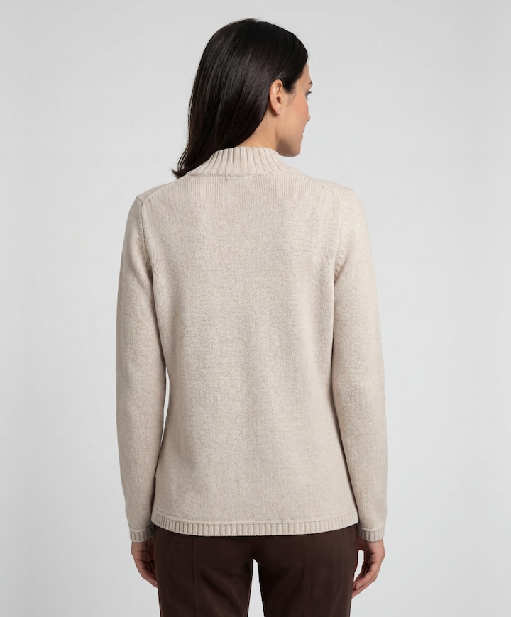 Dames vest beige