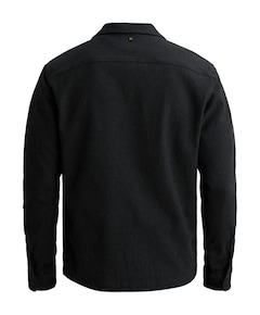 Heren overhemd lange mouw blauw