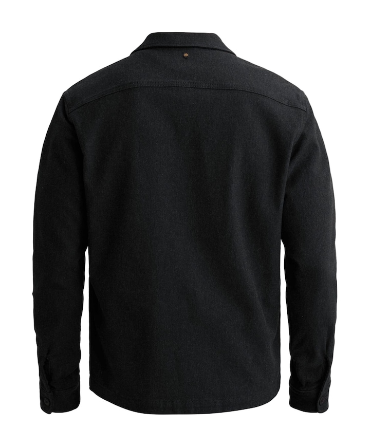 Heren overhemd lange mouw blauw