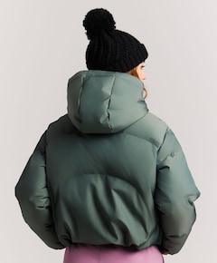Dames ski-jas groen