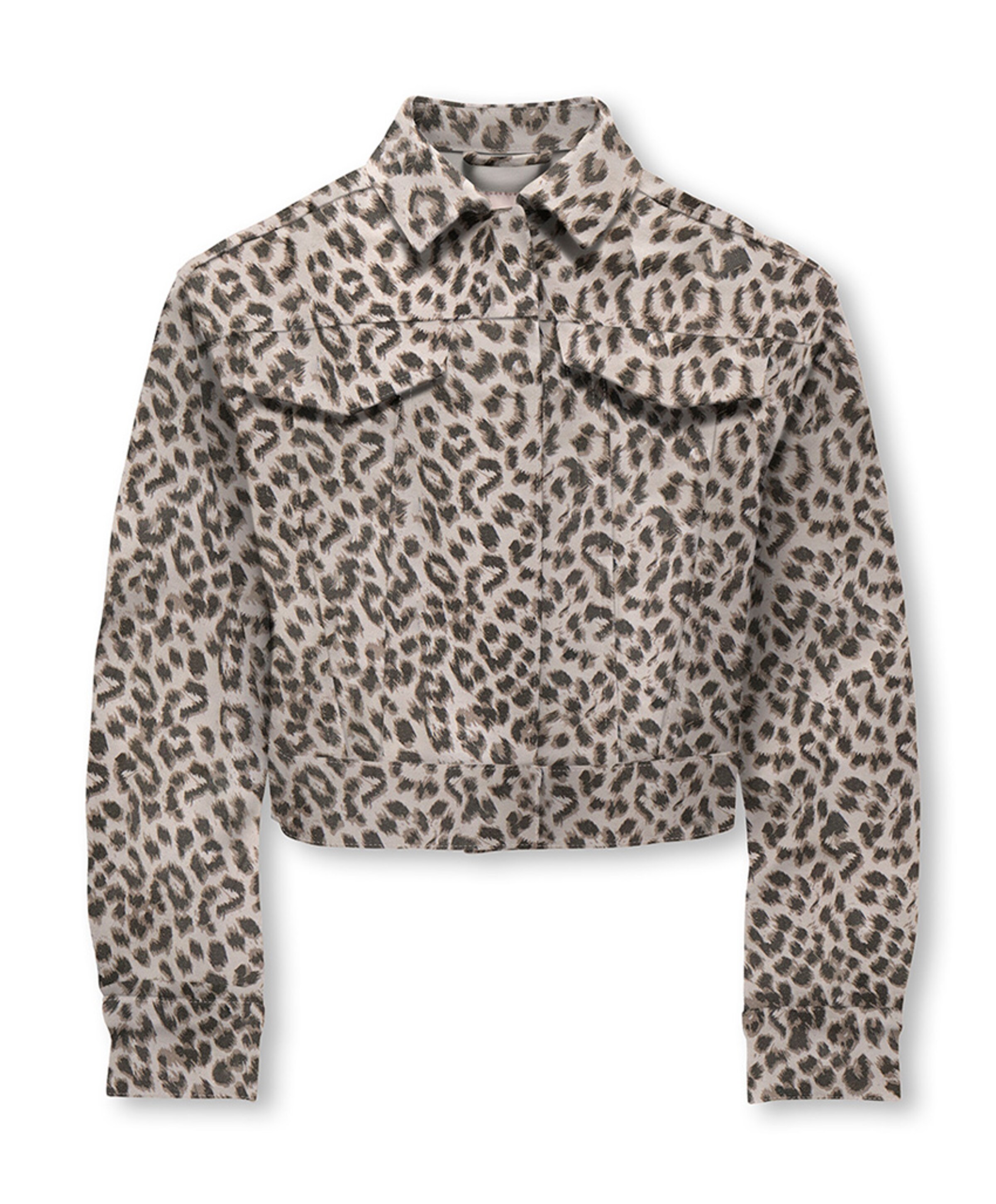 Meisjes spijkerjas beige