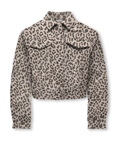 Meisjes spijkerjas beige