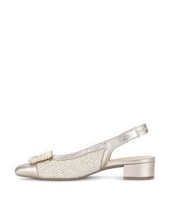dames slingbacks goud