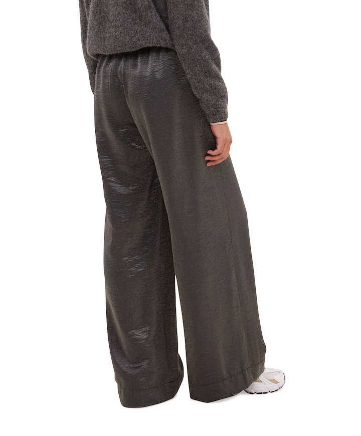 benji metallic broek grijs